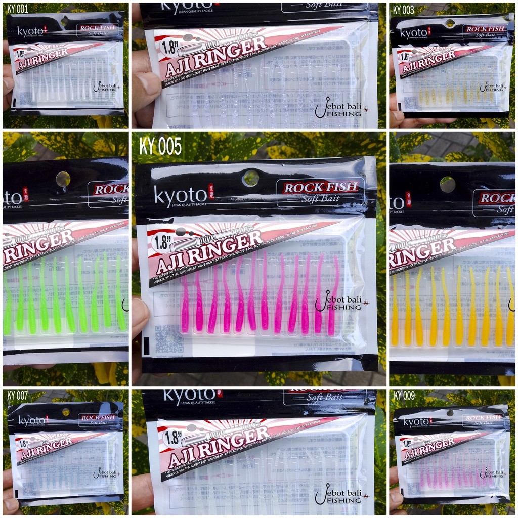 BIG SALE Softlure Kyoto Aji Ringer 1.8 Ajing - Soft Lure - Umpan Pancing Casting UL - Mancing murah