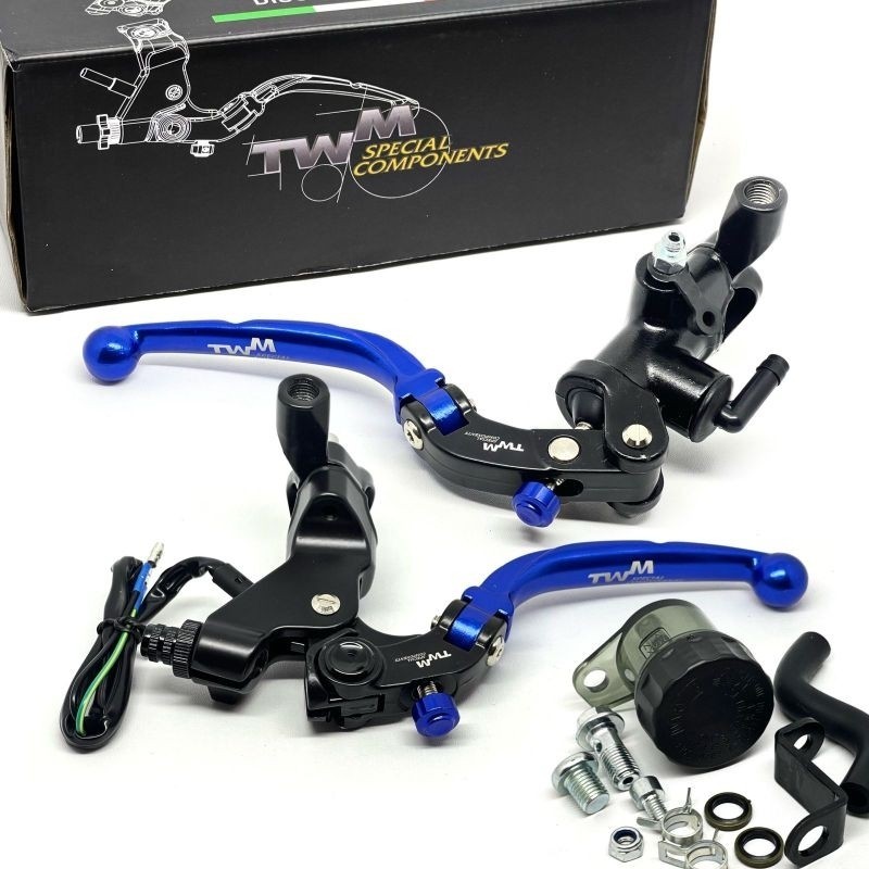 Handle Master Rem Accossato TWM LB05 Model RCB S1 Radial 1Set Kanan Kiri Kopling + 1 Tabung Mika Uni