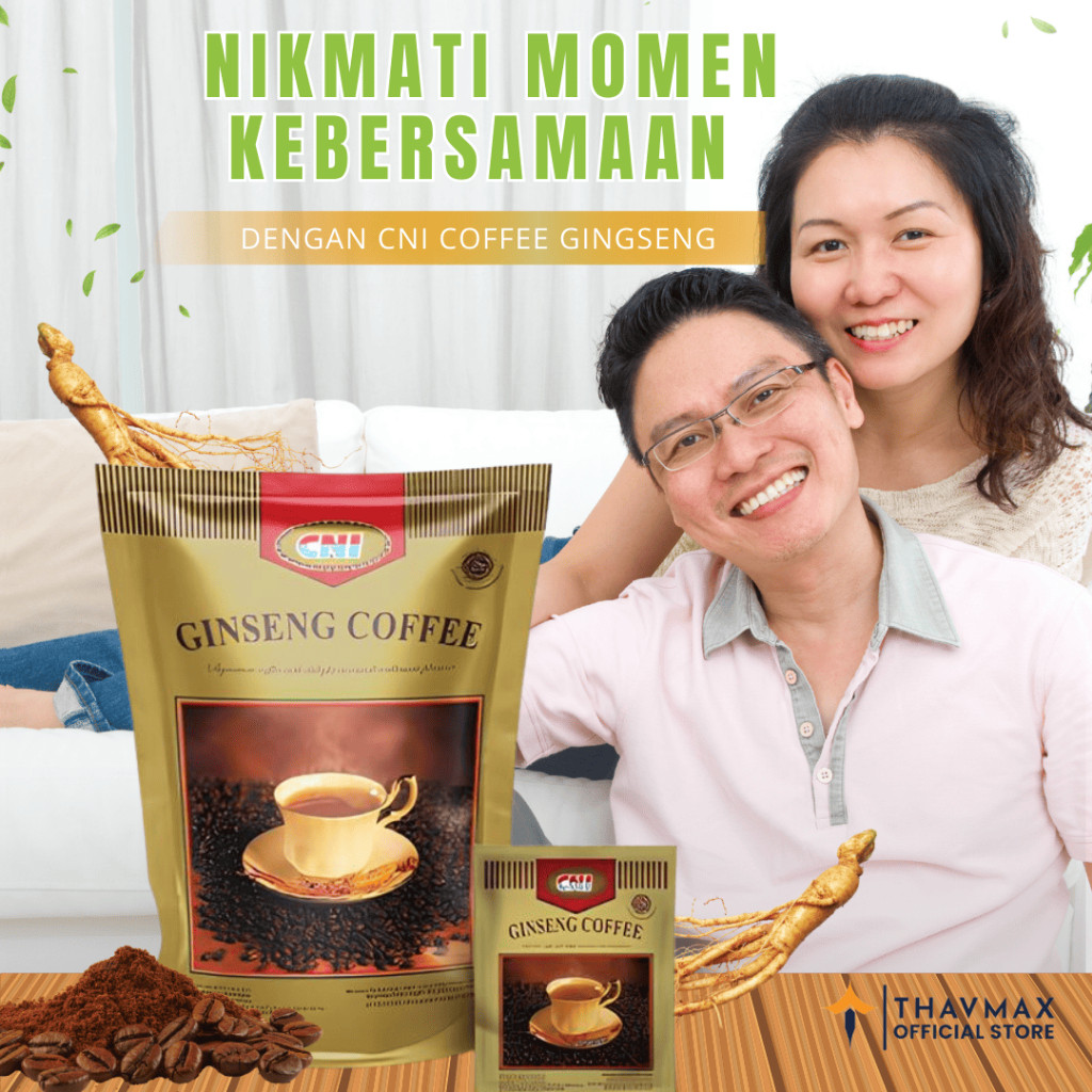 

CNI Ginseng Coffee Isi 20 Sachet | Kopi Gingseng Asli CNI