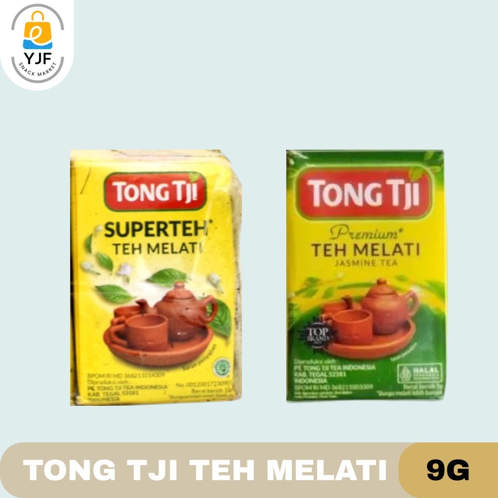 

Tong Tji Jasmine Tea / Teh Melati / Teh Seduh Super / Premium 9g 10 Pcs / 50 Pcs