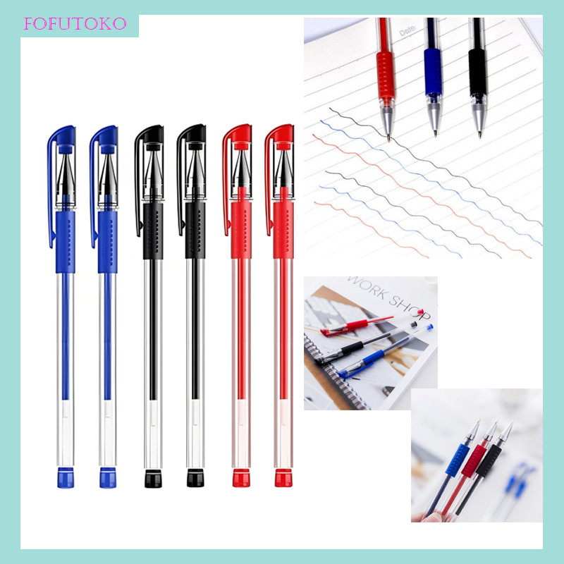 

Hitam Merah Biru Alat / Pulpen Gel 0.5mm / Pen Alat Tulis Gel Tebal / Perlengkapan Sekolah / Pulpen