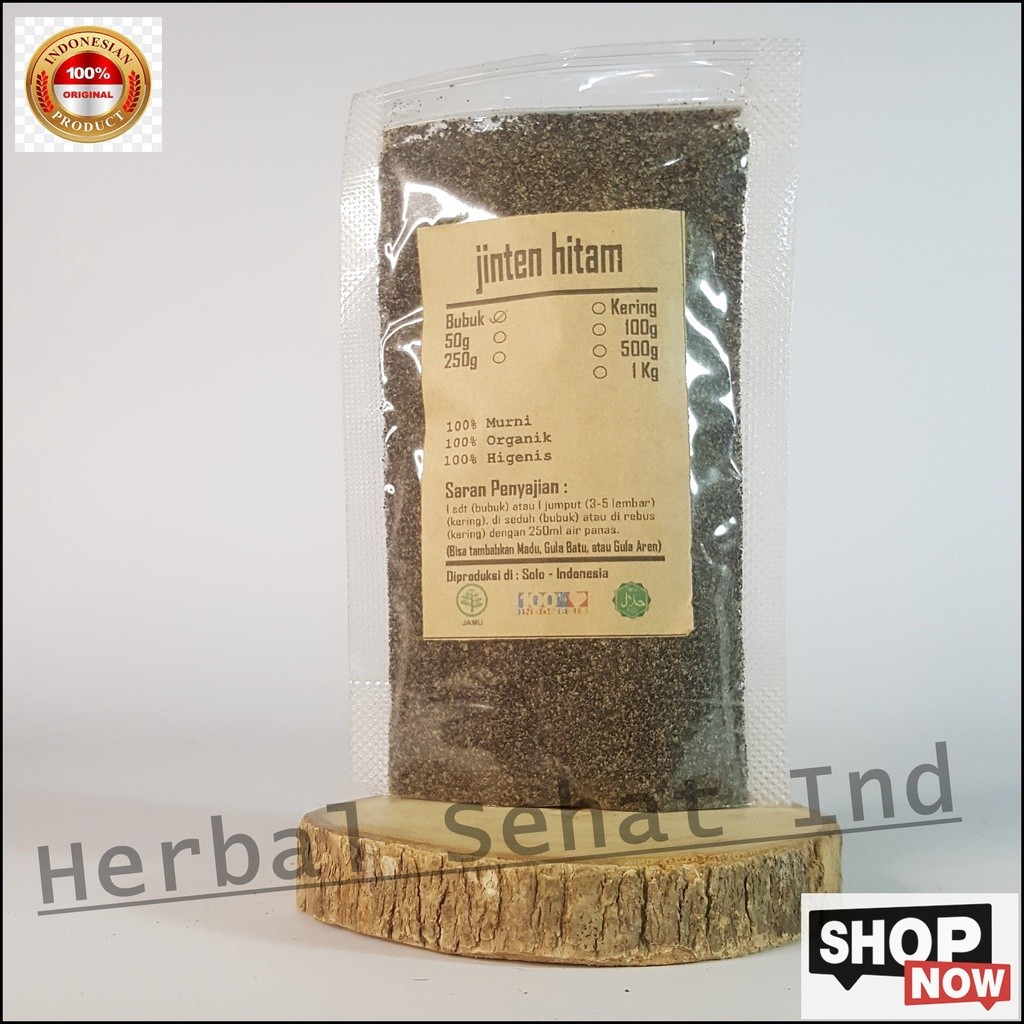 

JINTEN HITAM IMPORT BUBUK 1 KG - Nigella Sativa - MURNI - JSR