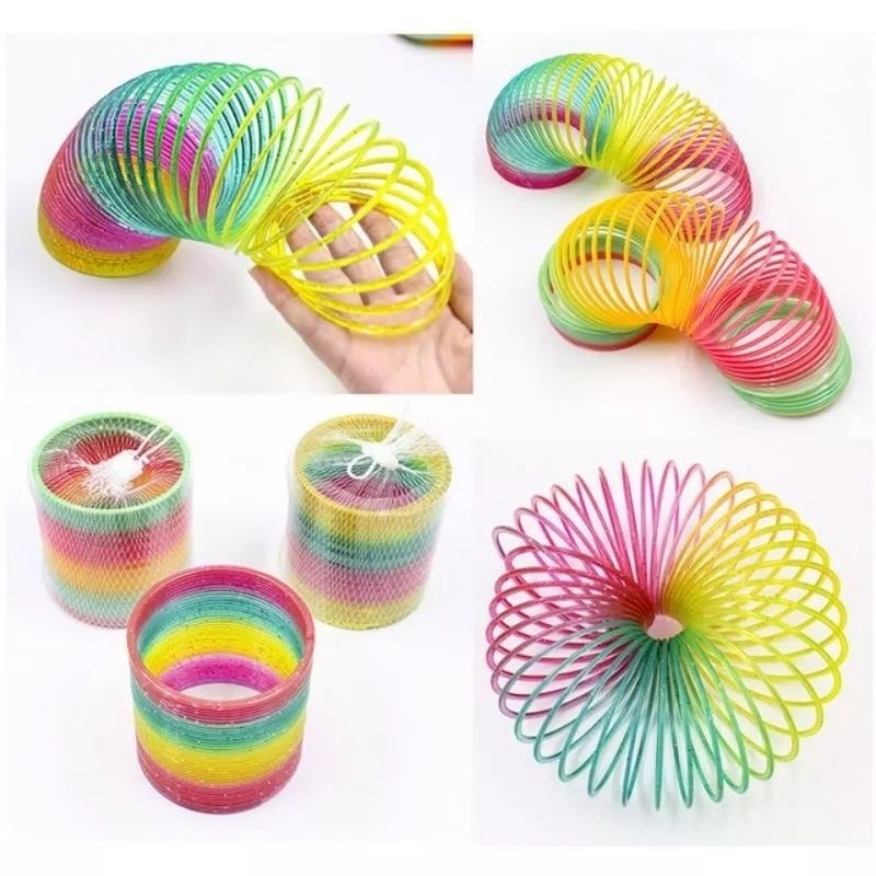 mainan spring kecil/mainan spring pir