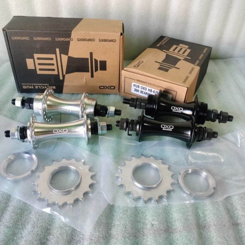 Hub Freehub Fixie Doltrap 17T Hub Bearing Fixie oxo 36 hole Cog 17t
