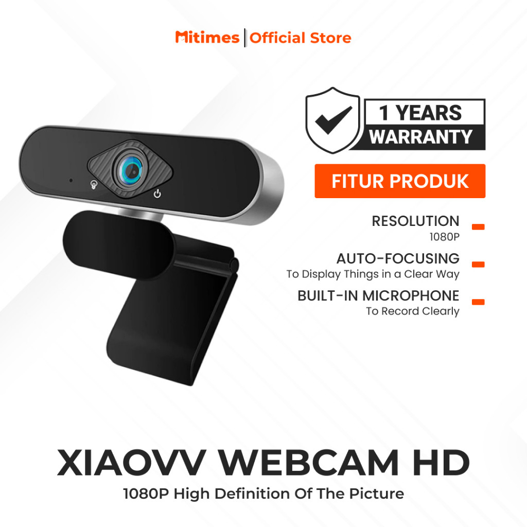 Xiaovv USB Cam Webcam Vlogging 1080p