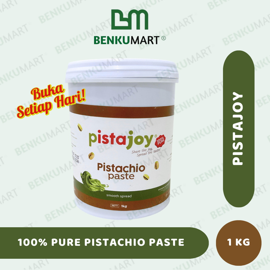 

Pistajoy 100% Pistachio PASTE Smooth (1 KG) | PURE PASTA Pistachio 1000gr