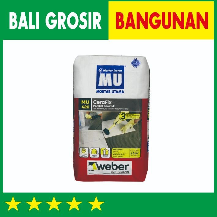 25 KG MU 420 CERAFIX PEREKAT PASANG KERAMIK SEMEN INSTANT