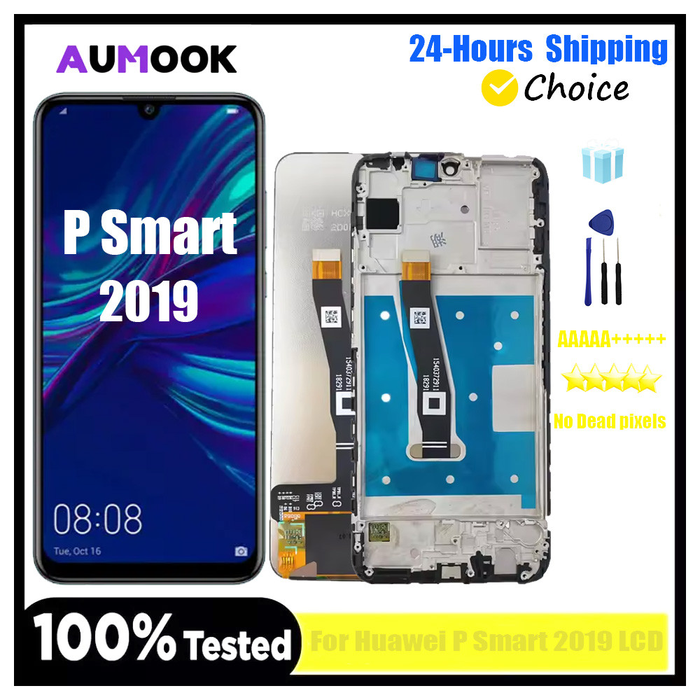 6.21" Display For Huawei P Smart 2019 LCD Display Touch Screen Digitizer Assembly With Frame For P s