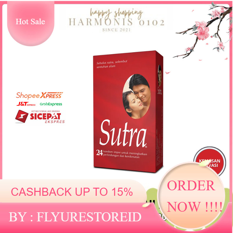 TERMURAH !!! Kondom Sutra Merah isi 24 Pcs - Kondom Tipis Sutra / Kondom Sutra / Alat kontrasepsi / 