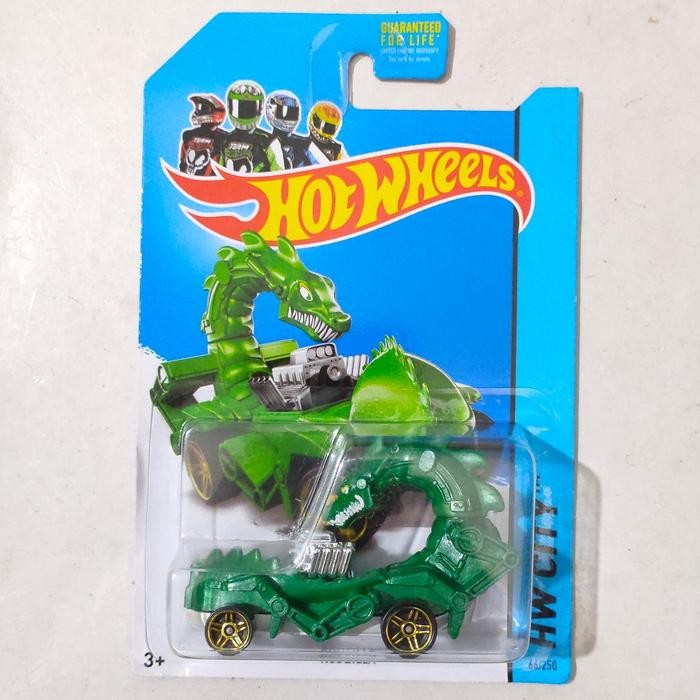 TR99 Hotwheels Hot Wheels Rodzilla hijau 2014 HW City
