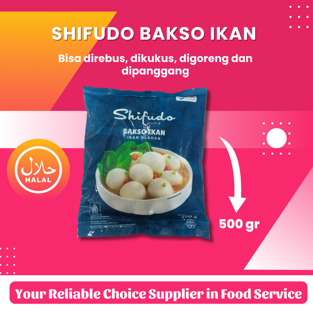 

Shifudo bakso Ikan 500gr/ fish ball 500 gr