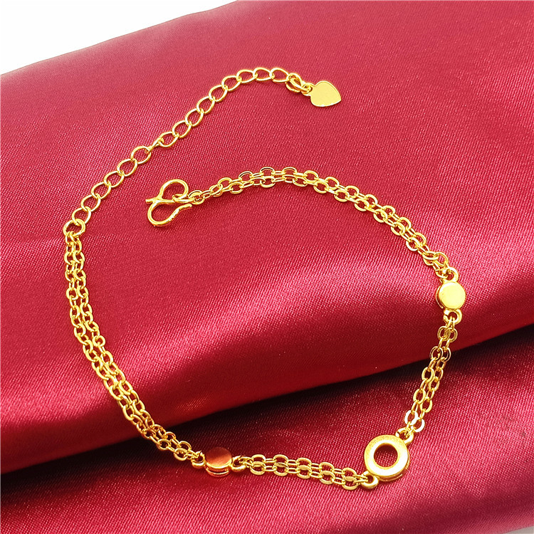 17K EMAS ASLI /COD ❤️Bracelet, gelang tipis