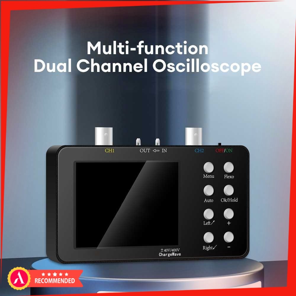 

ENGINEER Oscilloscope Digital Dual Channel Lissajous Mode 3.2 Inch - SCO2