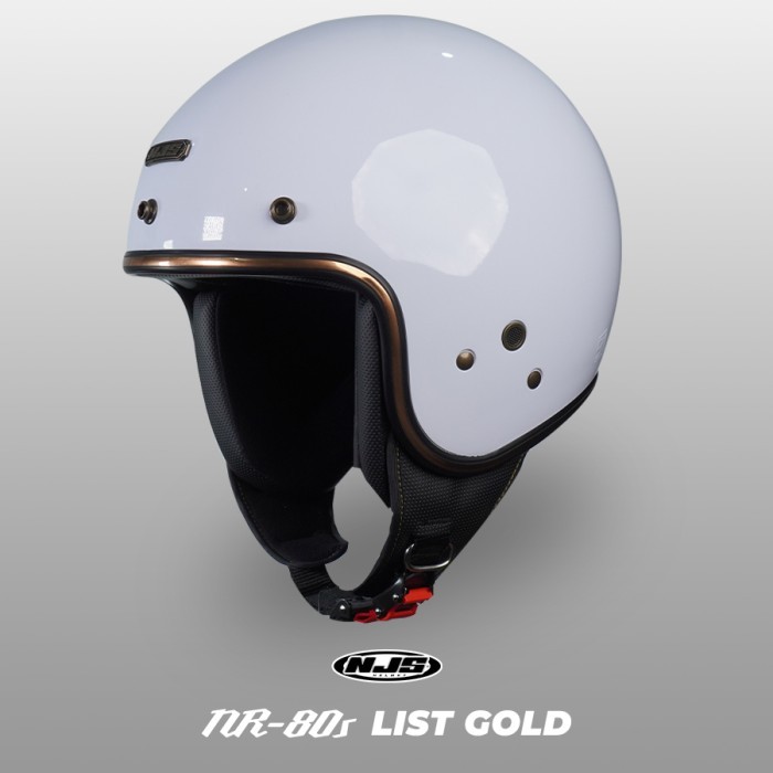 NJS NR80s Solid List Gold - Helm Retro | NJS Retro | NJS | NJS NR | NR Polos | Helm Bogo | NJS Bogo 
