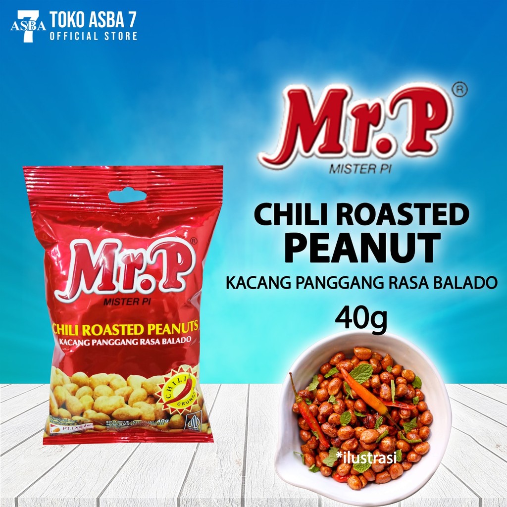 

MR.P CHILI ROASTED PEANUTS 40G