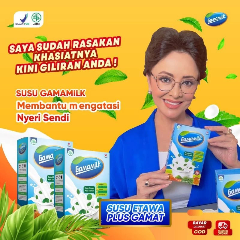 

GAMAMILK, SUSU ETAWA PLUS GAMAT & DAUN KELOR, ATASI NYERI TULANG DAN SENDI