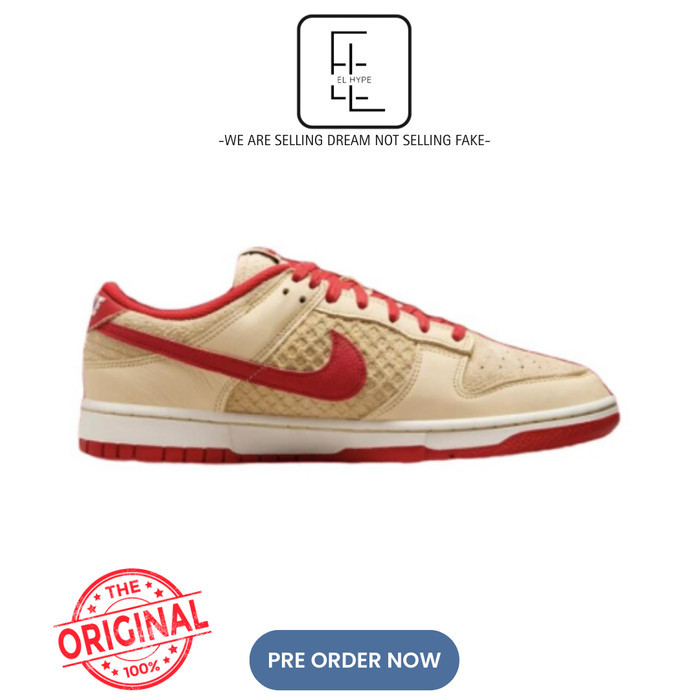 Nike Dunk Low Strawberry Waffle (100% Original) HJ9100-294
