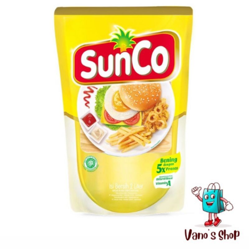 

Minyak goreng sunco 2 liter Piye Kabare
