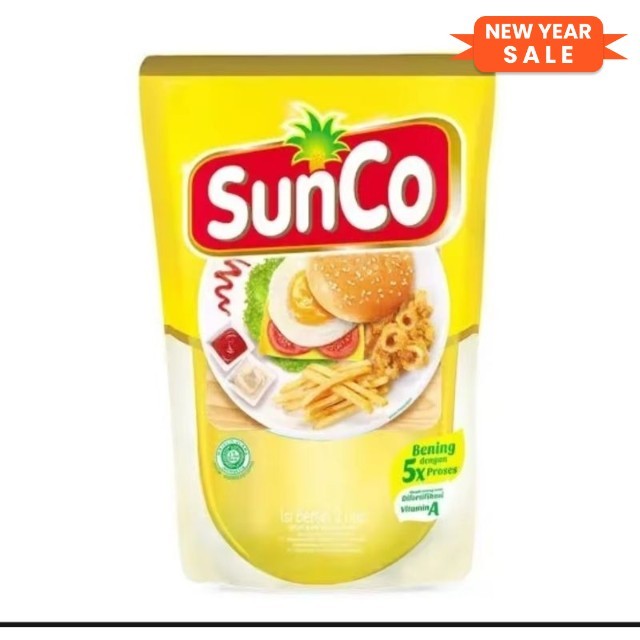 

Sunco minyak goreng 2 liter exp 11/26