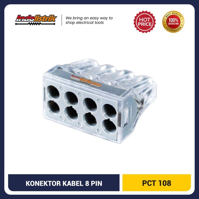 BY99 Konektor Kabel 8 Pin PCT 108 TAB Terminal 8Kabel 8Pin - GROSIR