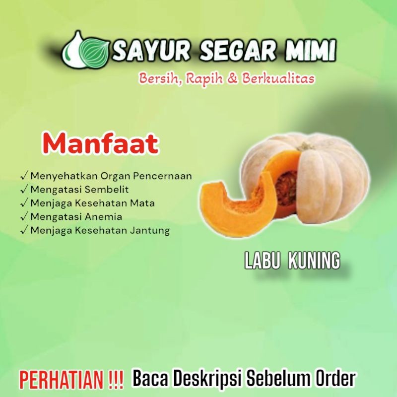 

Labu kuning /Buah - Sayur Palembang