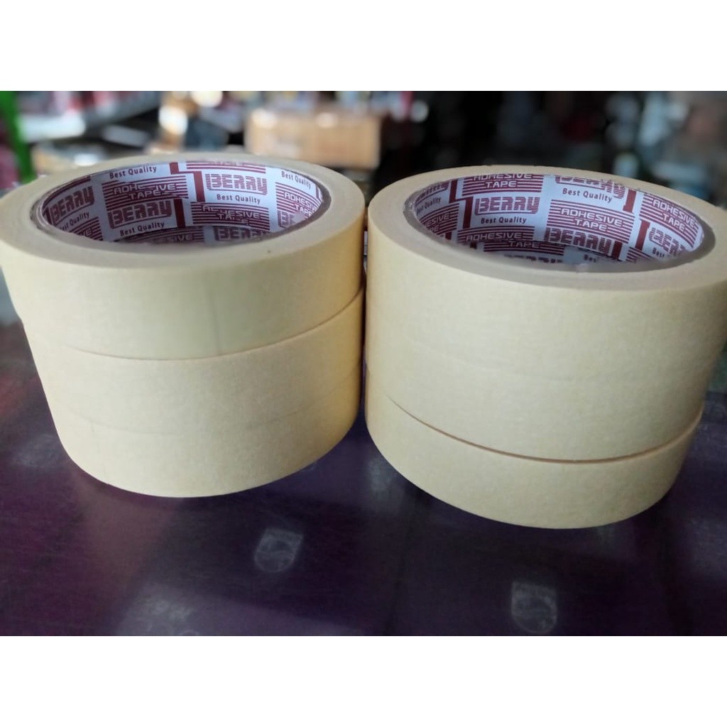 

Promo Isolasi kertas BERRY 1” x 25 mtr Murah