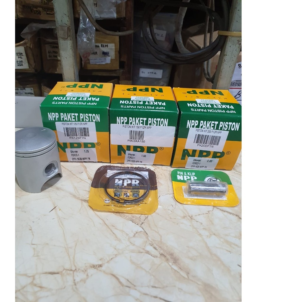 PISTON KIT RING SEHER FIZR F1ZR FORCE 1 ZR ASLI NPP NPR 125 150 200