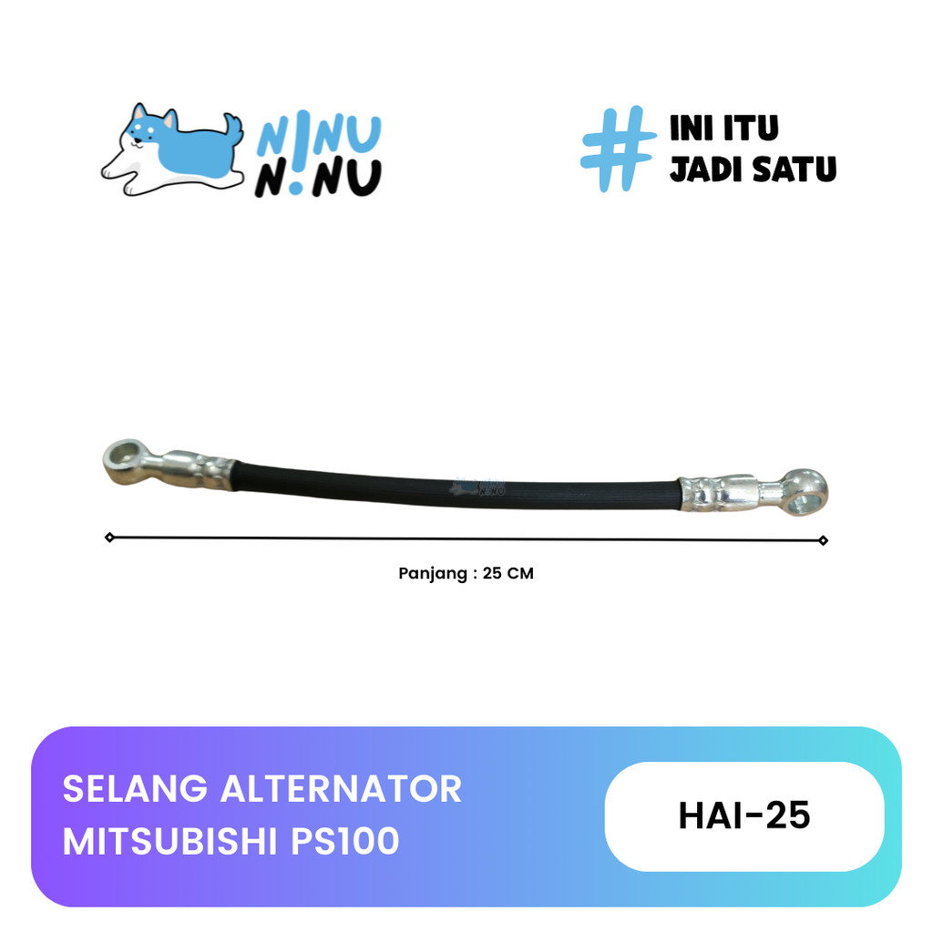 Selang Dinamo Alternator Charge Mitsubishi PS100