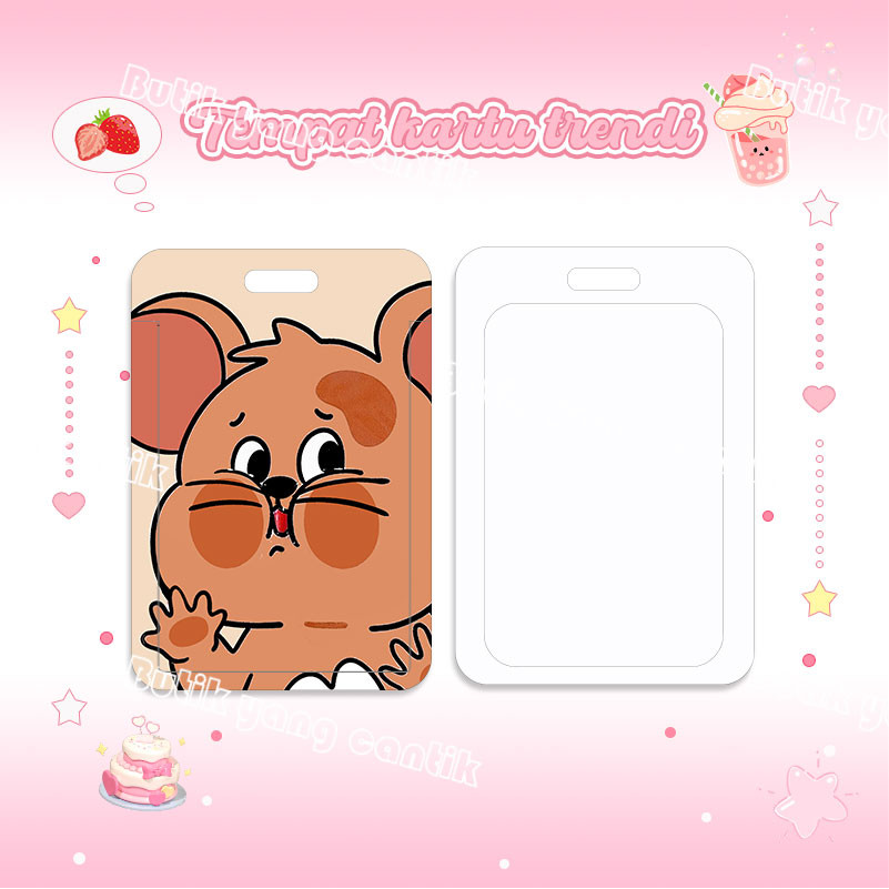 

ID Card Holder,Tempat Kartu Couple Kartun Jerry, Cocok untuk Kantor/Sekolah, Kartu Pelajar/Kartu Angkutan, Kartu Akses, KTP, Flazz, Kartu Kredit Elektronik dan Uang Elektronik.