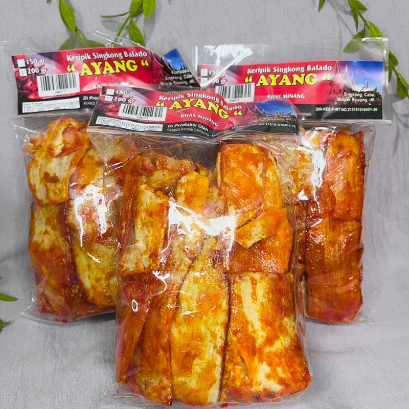 

SINGKONG BALADO SANJAY AYANG 200 gram / KRIPIK SANJAY / SINGKONG KHAS PADANG / ALMA.SNACK