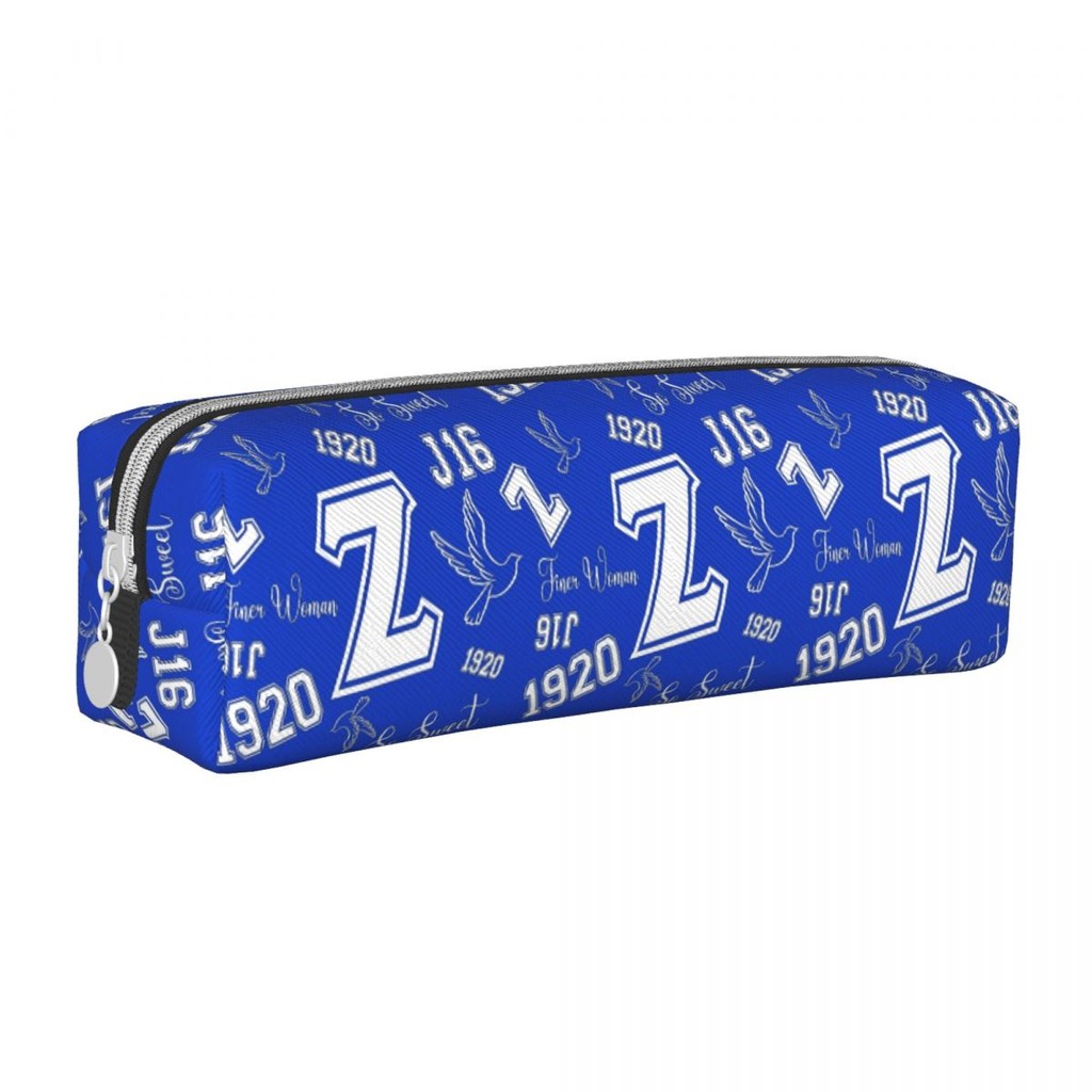 

Zeta Phi Beta Pencil Case New ZPB Sorority Logo Pen Holder Bags Girls Boys Big Capacity Office Gifts Pencilcases