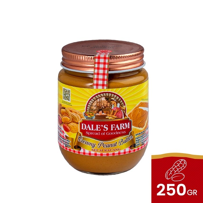 

Dale’s Farm Creamy Peanut Butter 250gr – Selai Kacang