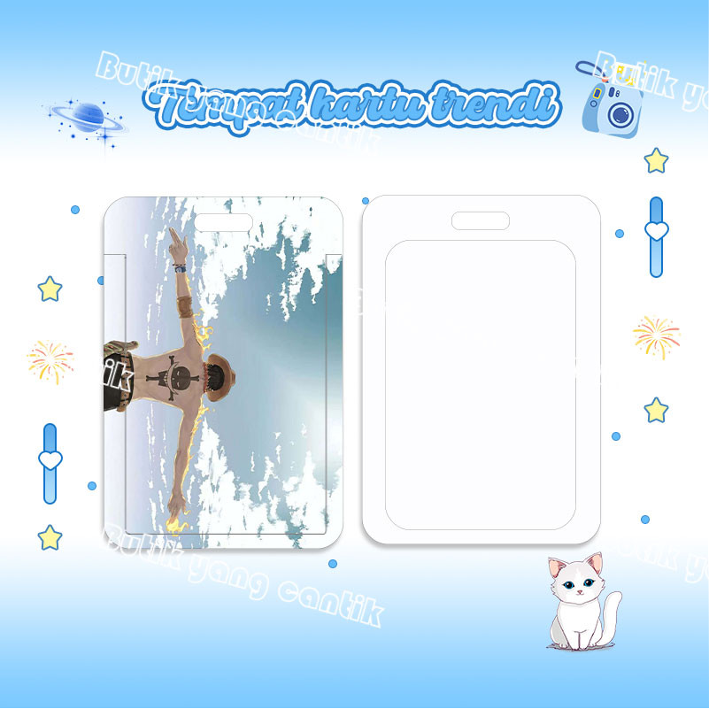 

ID Card Holder, Tempat kartu One Piece, cocok untuk kantor/sekolah, kartu pelajar/kartu transportasi, kartu akses, KTP, Flazz, kartu kredit elektronik dan uang elektronik.