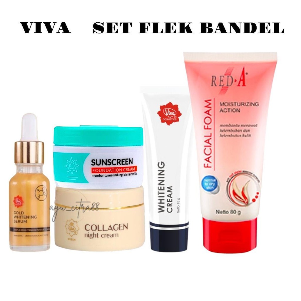 VIVA PAKET BASIC DAILY FLEK HITAM BERJERAWAT KUSAM BERMINYAK ISI 5PCS