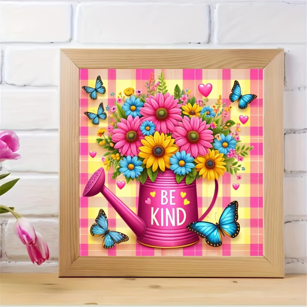 

1 piece Lovely flowers DIY diamond painting, DIY diamond painting set accessories, suitable for home living