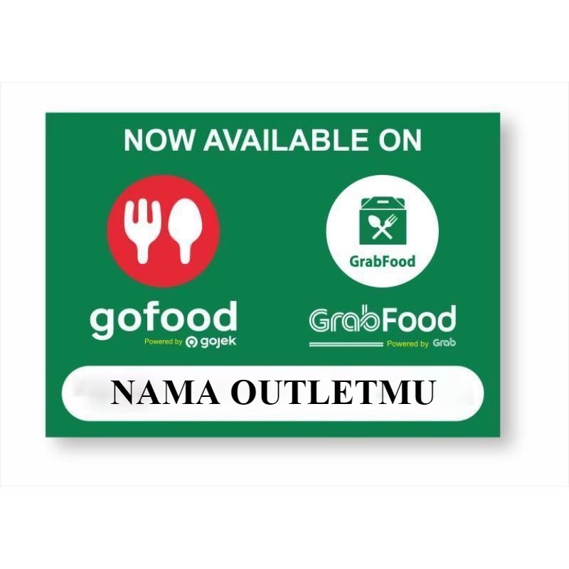 

Cetak Kilat CUSTOM stiker Gfood+Grfood