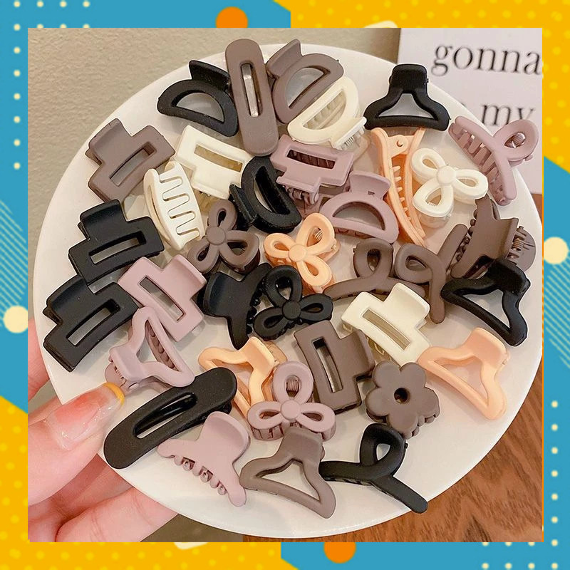 Jepit Rambut MINI KECIL DOFF Jepitan Warna Cantik Motif Cepol Korea Lucu JR2736A1