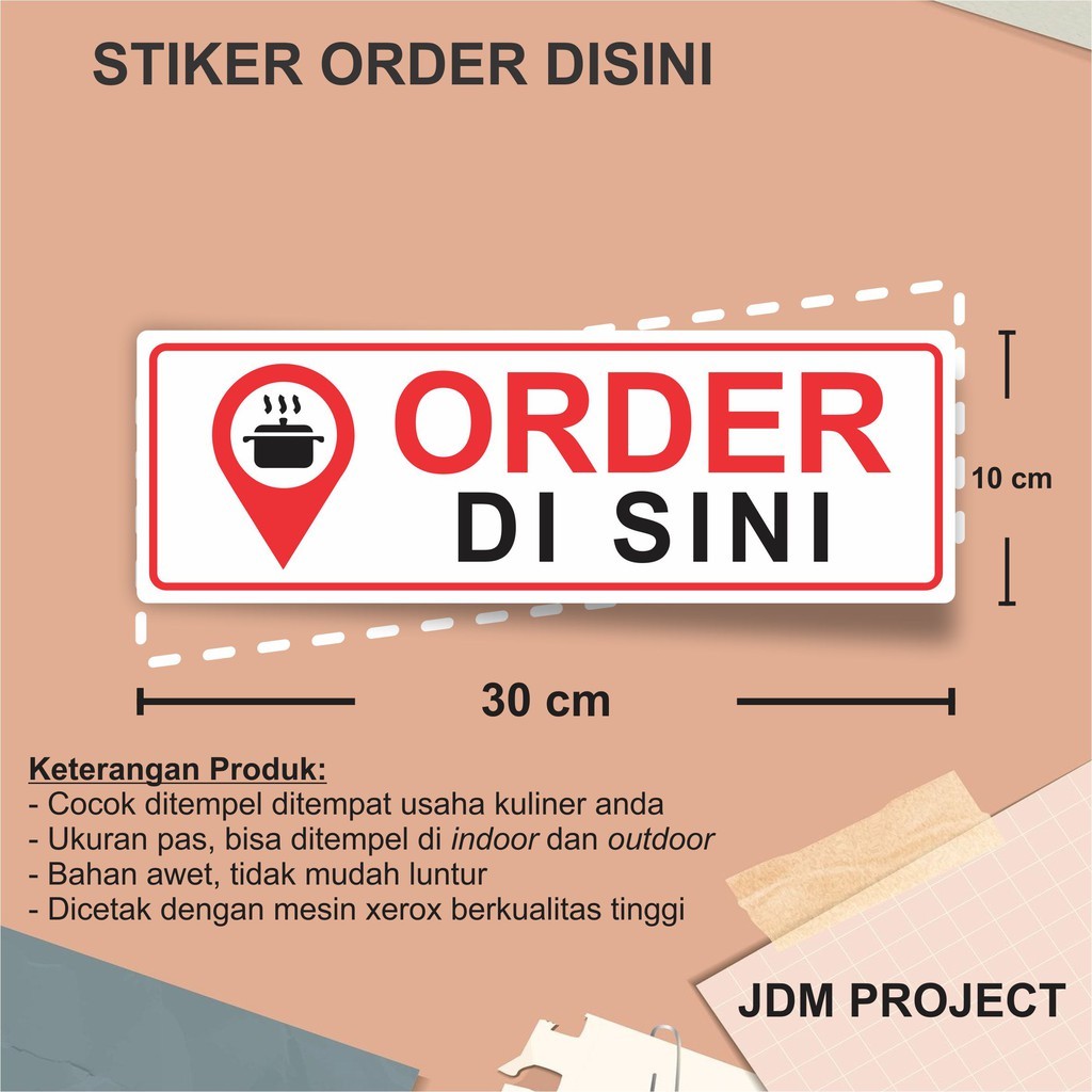 

Cetak Kilat - Stiker Order Disini Sticker order here Murah