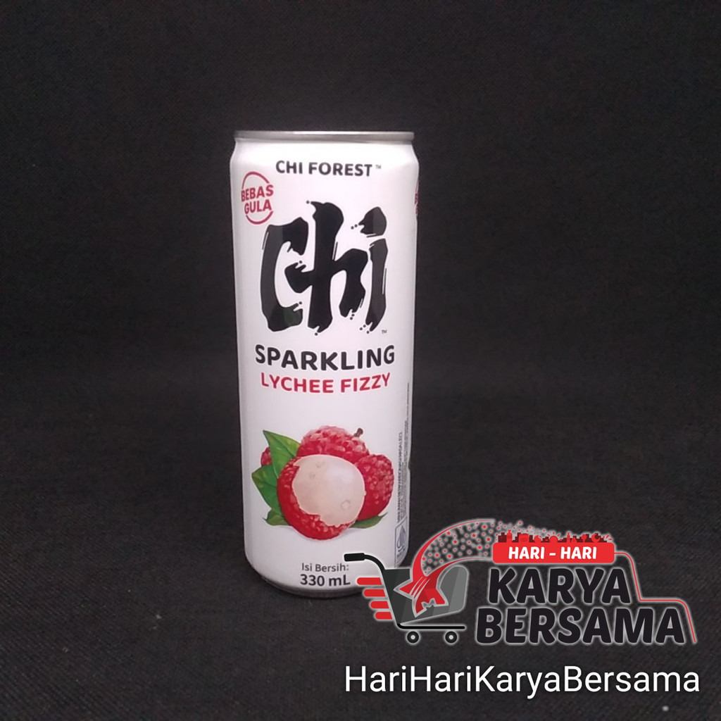 

MINUMAN RINGAN CHI FOREST SPARKLING LYCHEE FIZZY KALENG 330ML
