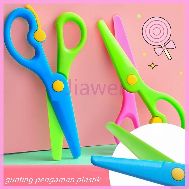

Jiawei Gunting Pengaman Plastik/GUNTING KERTAS/GUNTING KERTAS MINI keselamatan