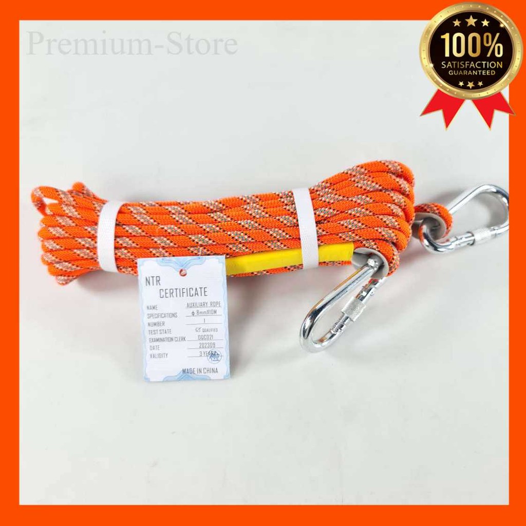 

NTR Tali Rappelling Safety Climbing Auxiliary Rope 10M - E203