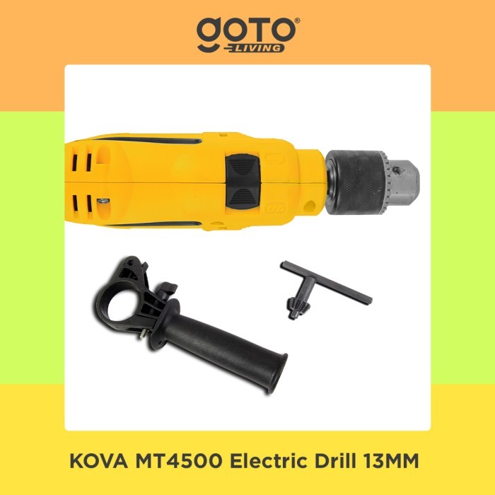 Kova Electric Drill Bor Tangan Listrik 13 mm Reversible