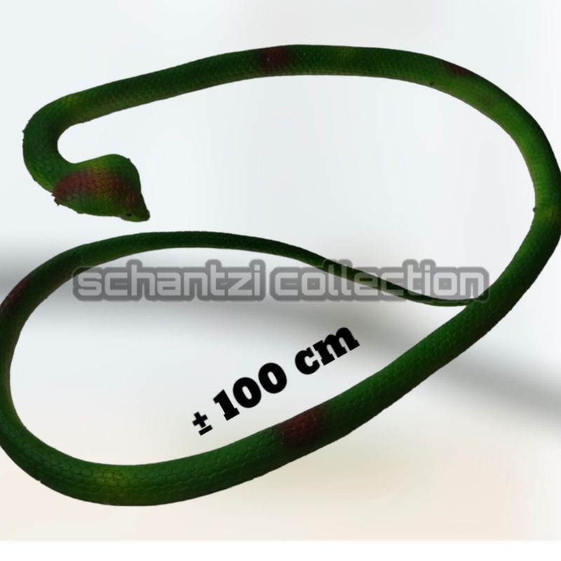 MAINAN ULAR KARET / MAINAN ULAR ASLI / ULAR KARET / MAINAN FRANK / ULAR KARET MURAH 100cm