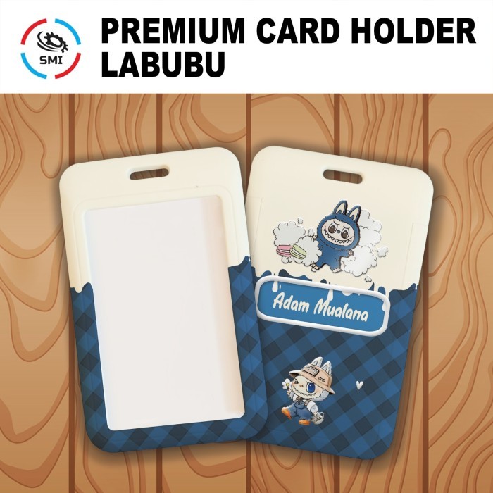 

⭐BISA COD⭐ LABUBU ID CARD/NAMETAG/HOLDER PREMIUM CUSTOM Labubu A