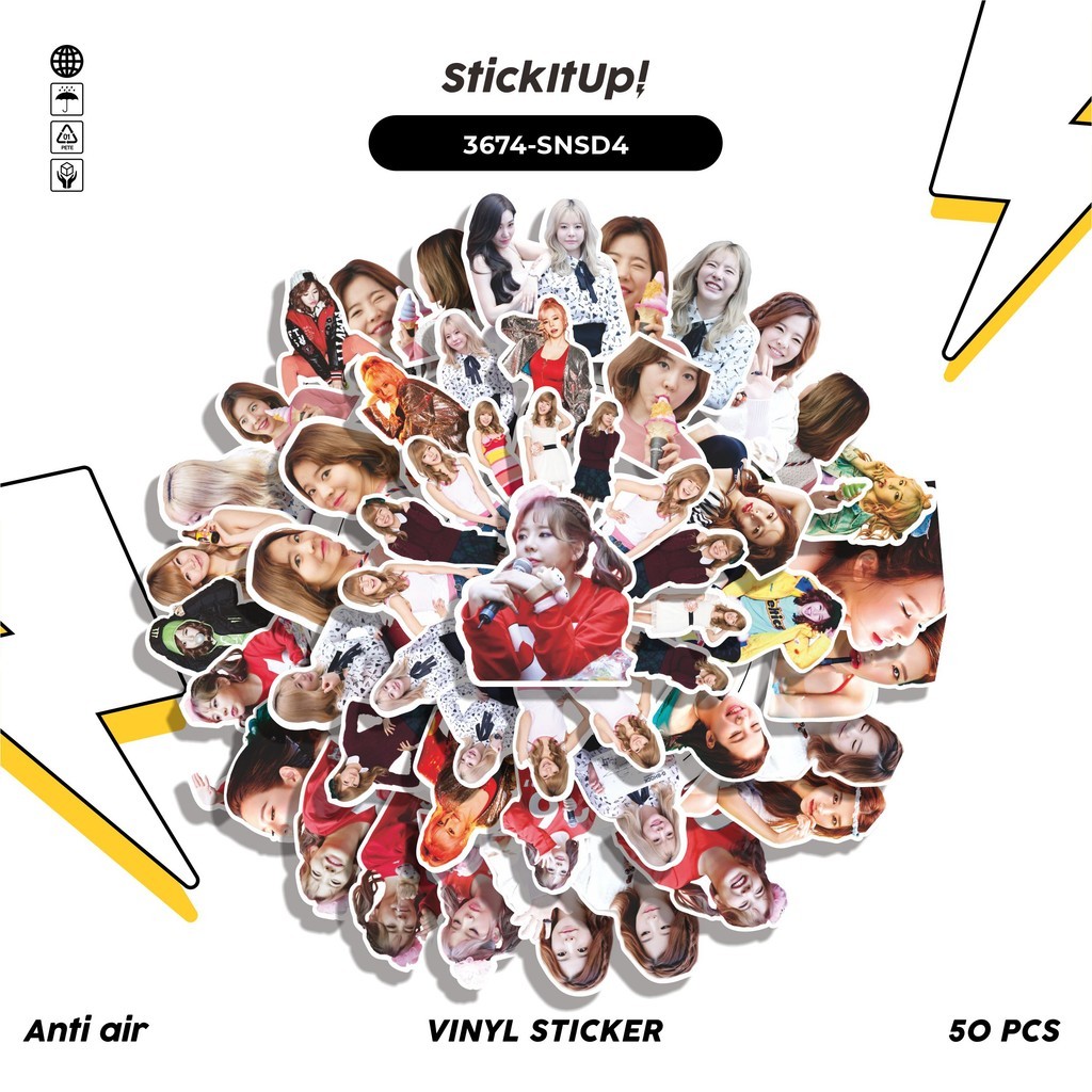 

COD✨ 50 Pcs Stiker SUNNY SNSD GIRLS GENERATION Lucu Anti Air Untuk Dekorasi Notebook Sepeda Skateboard Handphone DIY