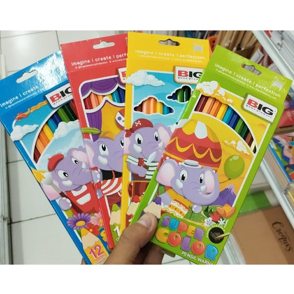 

PENSIL WARNA BIG CP-5001 12 COLOUR PANJANG 123