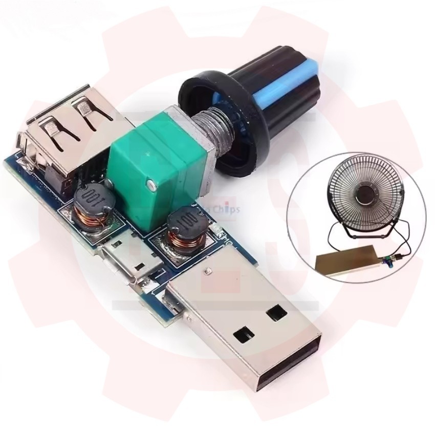 Promo!! Modul regulator DC tegangan usb step up/down speed fan Variable