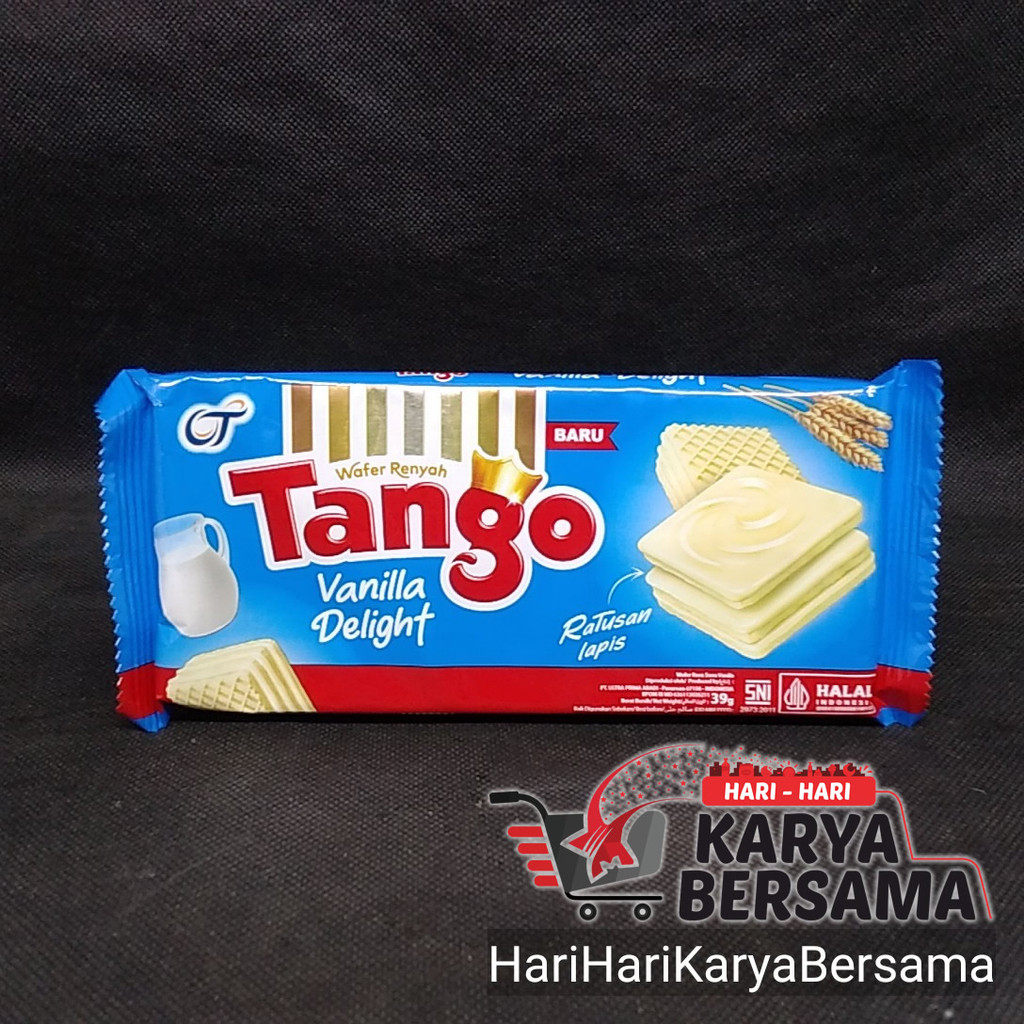 

MAKANAN RINGAN TANGO WAFER VANILLA DELIGHT 39GR