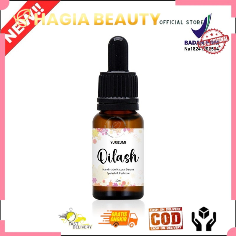 TERLARIS - (BPOM )Yurizumi Eyelash Eyebrow Serum Penumbuh Bulu Mata Menebalkan dengan Cepat Oilash
