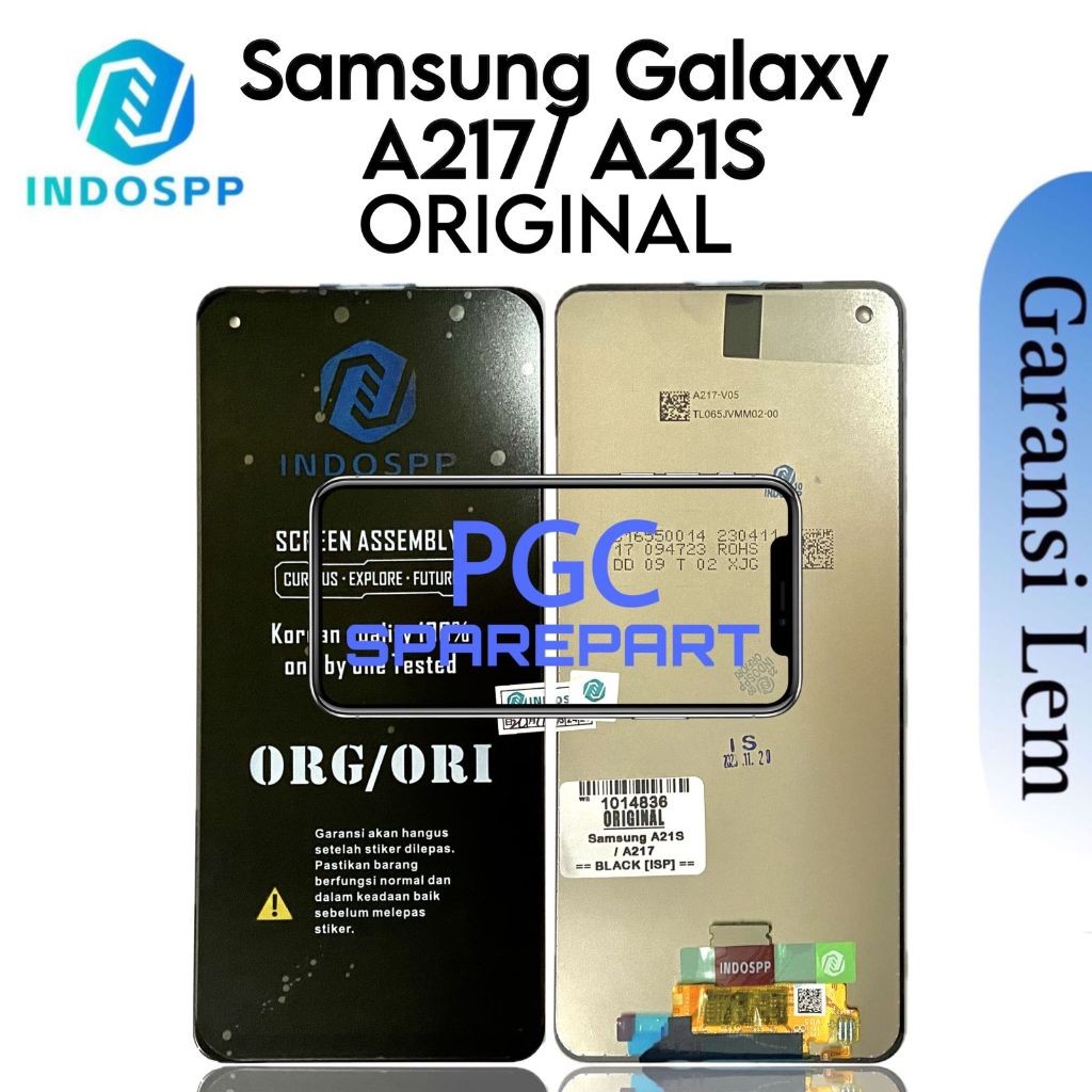 ORIGINAL INDOSPP - LCD Touchscreen Fullset Samsung Galaxy A21S / A217 / A217F / SM-A217F / SM-A217F/